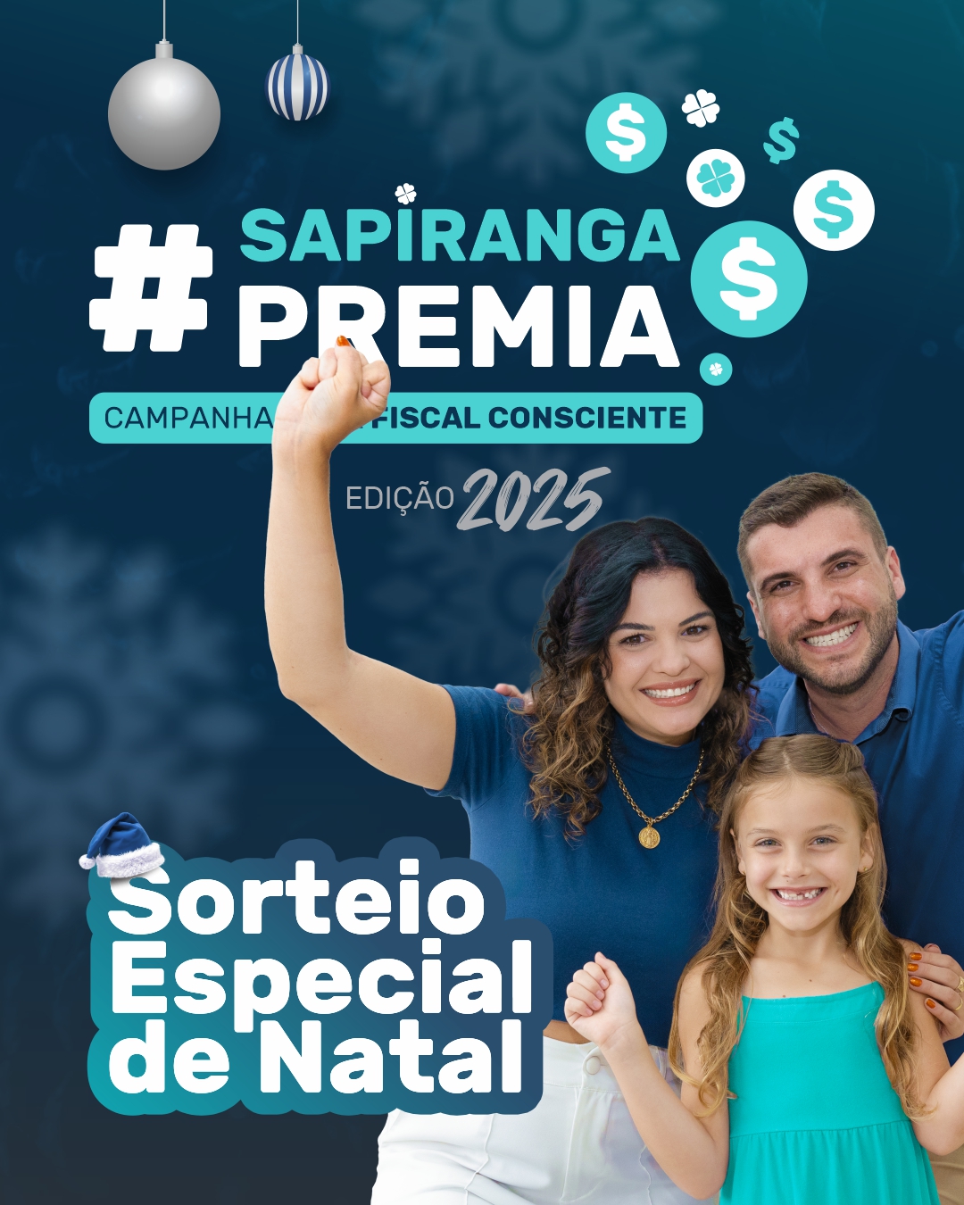 SAPIRANGA PREMIA sorteio especial NATAL 2025 3a