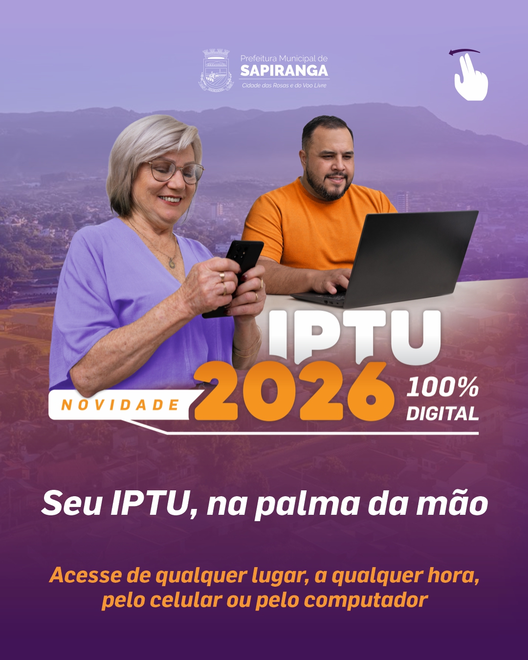 iptu 2025 digital 5 foto ok original carrossel 2 - apenas carrossel CARD 1