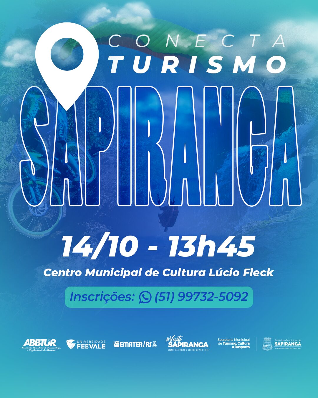 Conecta Turismo Sapiranga - Semana do Turismo 2026 - 141026 - feed
